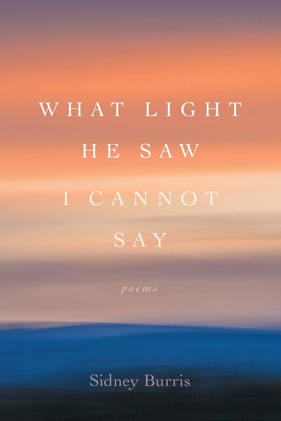 What Light He Saw I Cannot Say: Poems (April 2021)