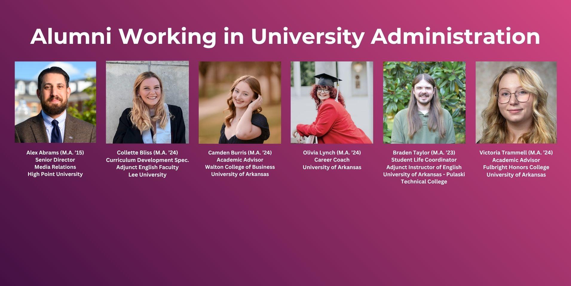 English M.A. and Ph.D. Alumni